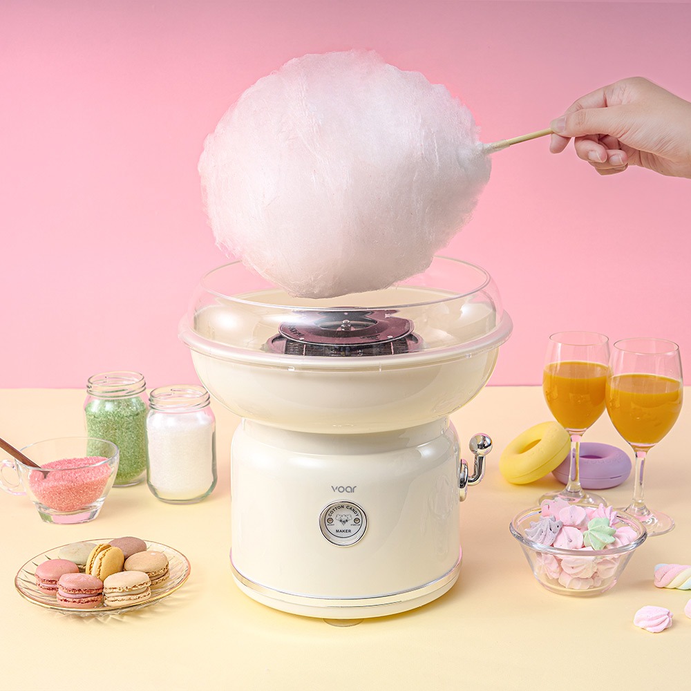 보아르 슈가몽실 수제 가정용 어린이 자동 미니 솜사탕 만들기 메이커 기계